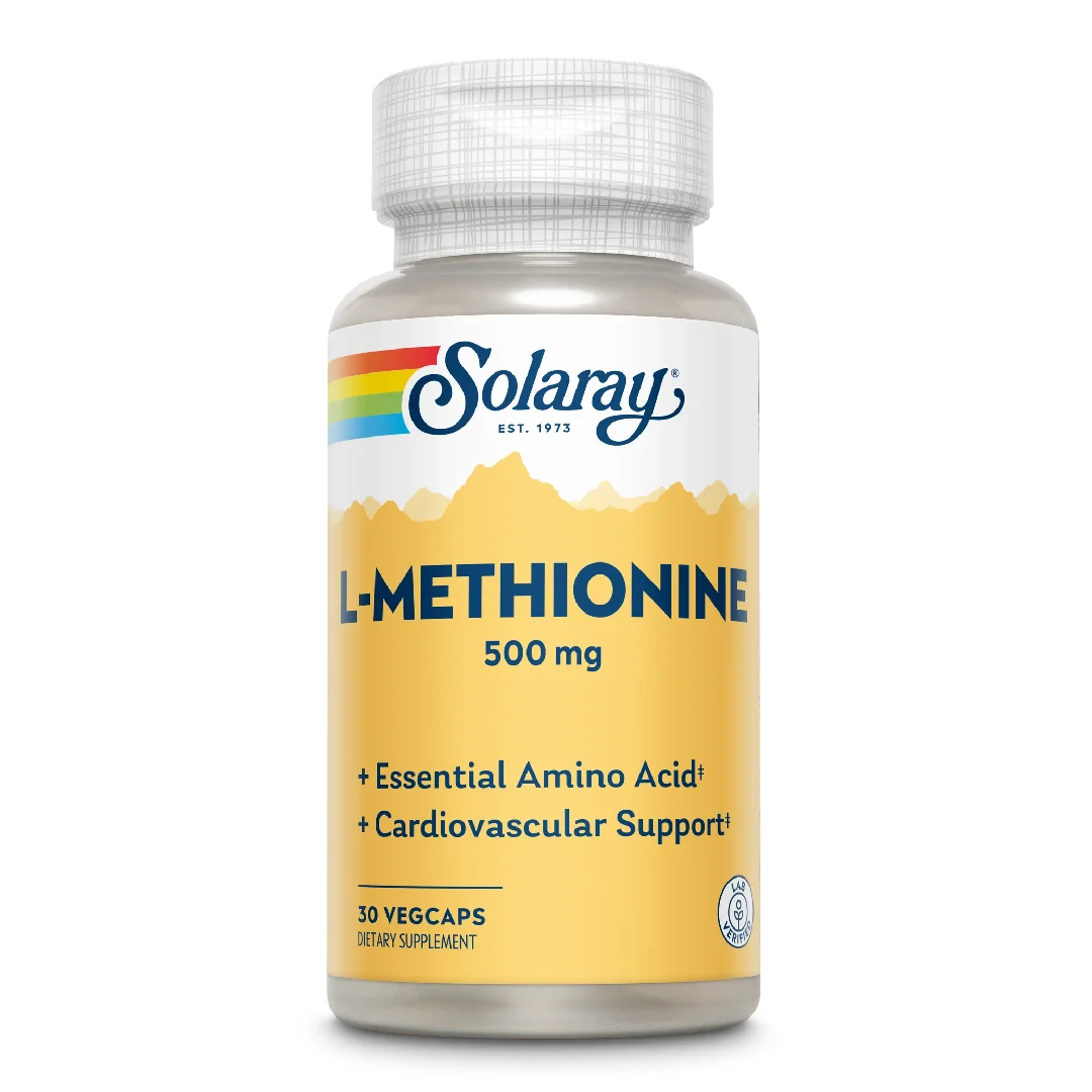 L-Methionine 500mg Solaray, 30 capsule, Secom