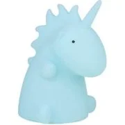 Lampa de veghe copii LED, Model Unicorn, 8x8x13cm, Alb