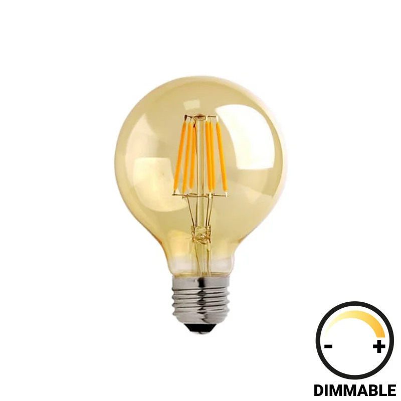 Lampa LED G95 Bec  reglabil 4W E27 200-220V chihlimbar