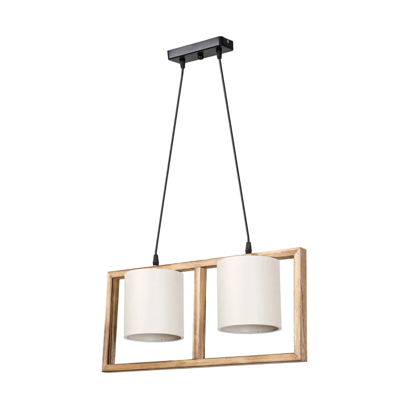 Lampa Sereda, E27, doua lumini, Maro-Crem, 28x14x27 cm