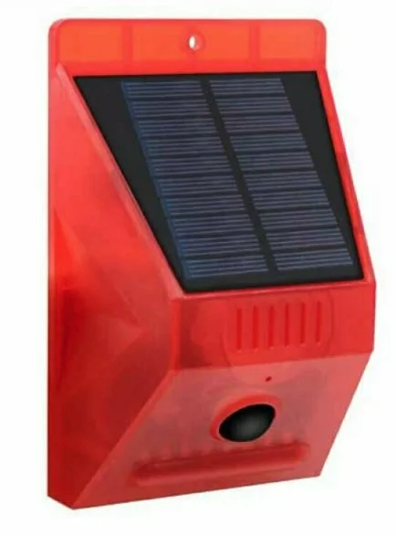 Lampa solara cu alarma pentru protectie si senzor de miscare telecomanda Q L911C