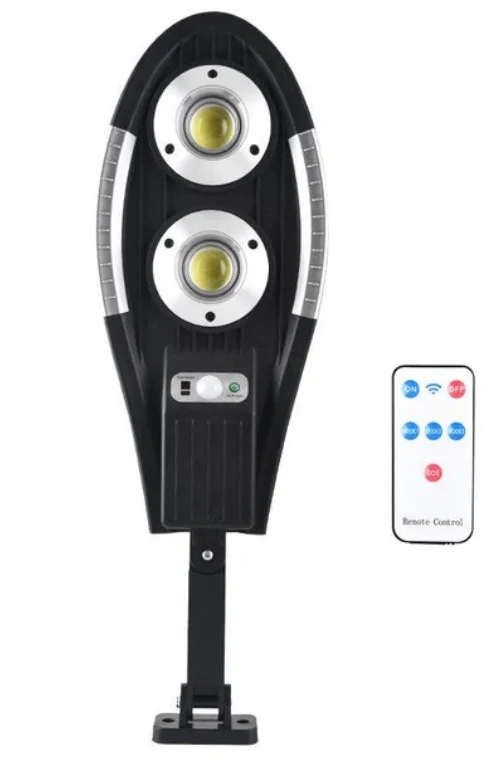 Lampa solara cu senzor de miscare pentru exterior de 100W si telecomanda XBJ100W