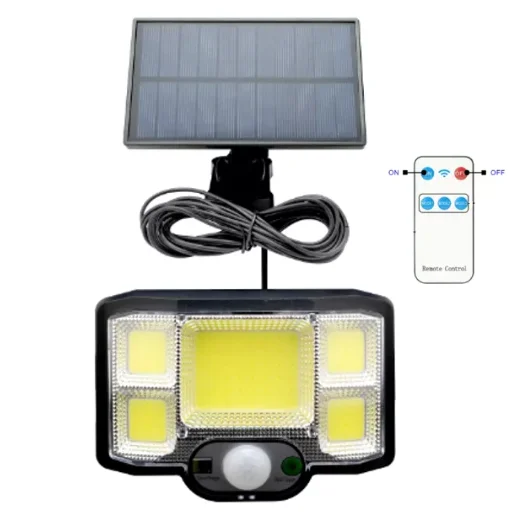 Lampa solara JD-2096-B-A cu telecomanda 40W 96 COB