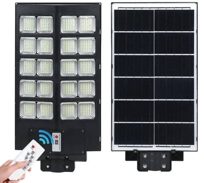 Lampa solara stradala 1000W 800 LED dubla 20 CASETE