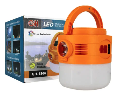 Lampa solara suspendata multifunctionala cu indicator de baterie GH1866