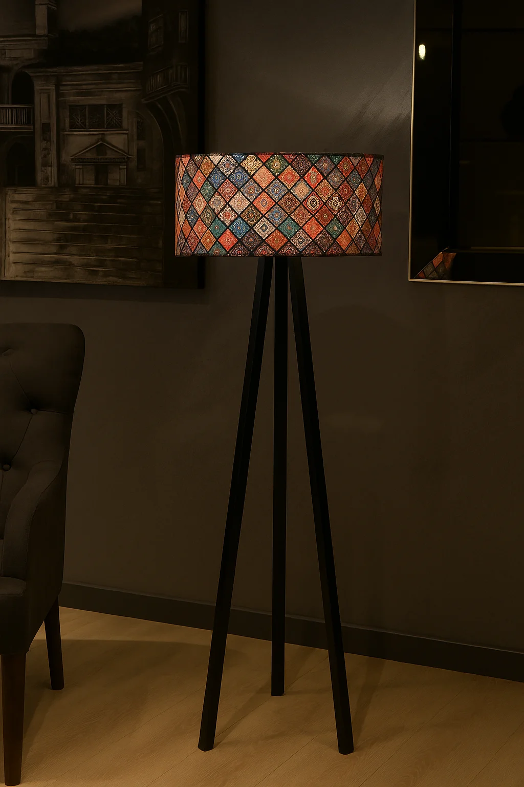 Lampadar Cooper, Multicolor