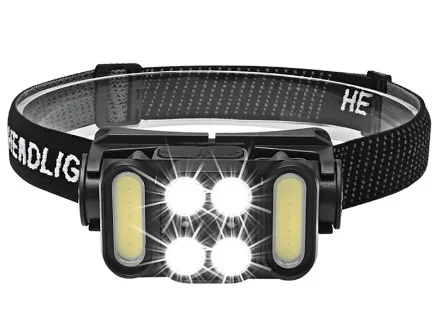 Lanterna de Cap LED COB Rezistenta la apa IPX4 L33