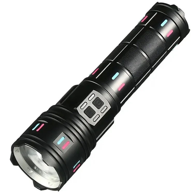 Lanterna Profesionala AK177 Incarcare Type C putere 60W indicator de incarcare cu 8 acumulatori