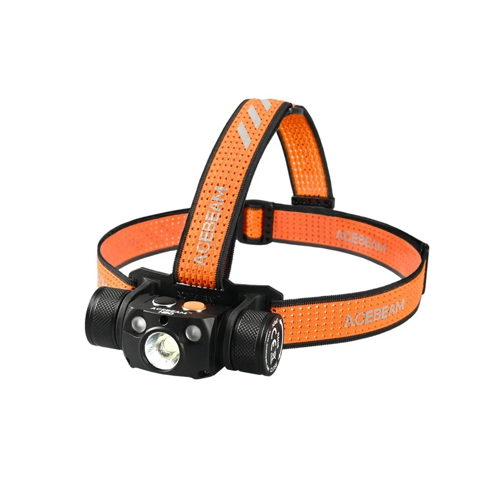 Lanterna profesionala pentru cap Acebeam H30 R+G, 4000 lumeni, 208 m