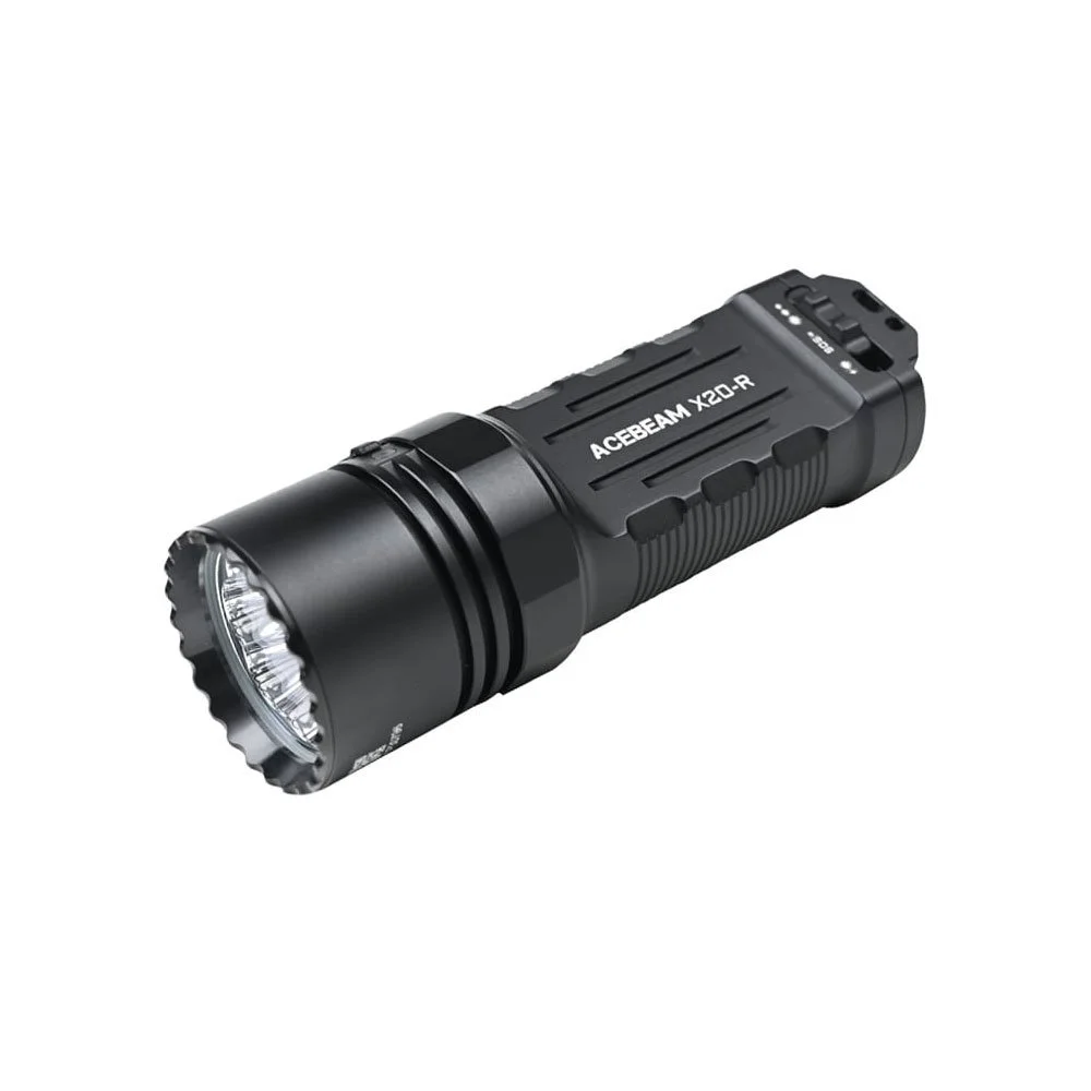 Lanterna profesionala reincarcabila Acebeam X20-R Black Luxeon HL4X, 10000 lumeni, 440 m
