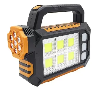 Lanterna solara HS-8029-7-B multifunctionala  cu 3 surse de lumin COB