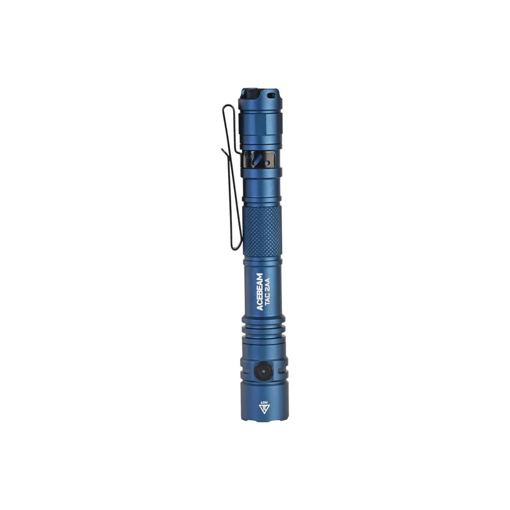 Lanterna tactica Acebeam TAC 2AA Blue, 1400 lumeni, 304 m