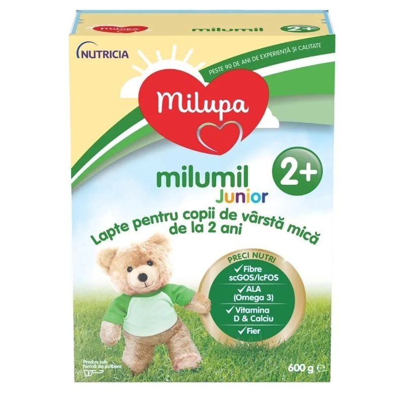 Lapte praf  Milupa Milumil Junior, 600 g, de la 2 ani