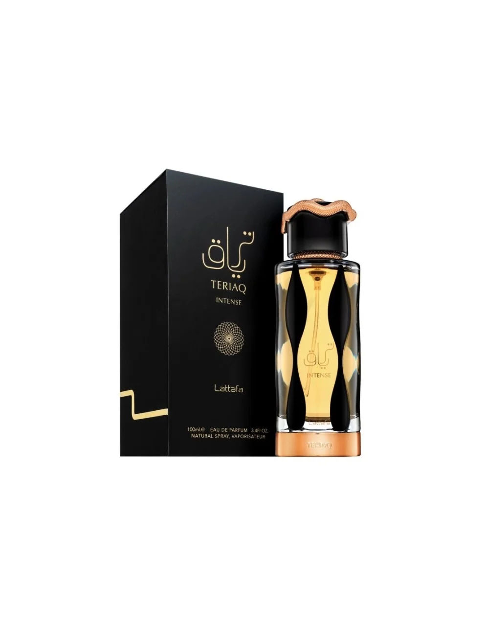 Lattafa Teriaq Intense, apa de parfum, unisex, 100 ml