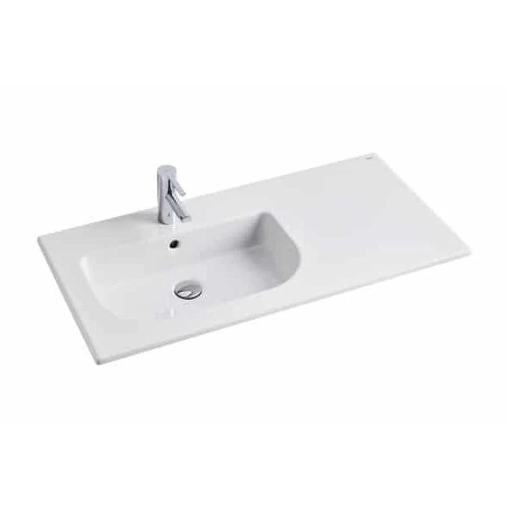 Lavoar incastrat alb 91 cm Gala Mid