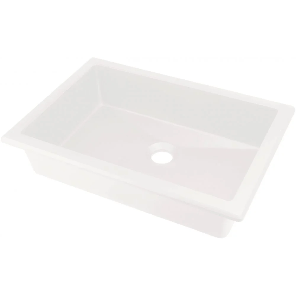 Lavoar incastrat compozit alb Deante Correo, dreptunghiular, 50 cm