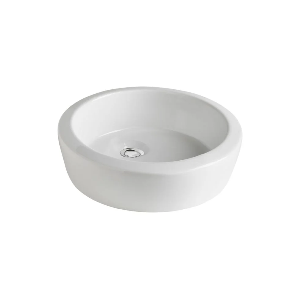 Lavoar pe blat alb 40 cm, rotund, Gala Eos