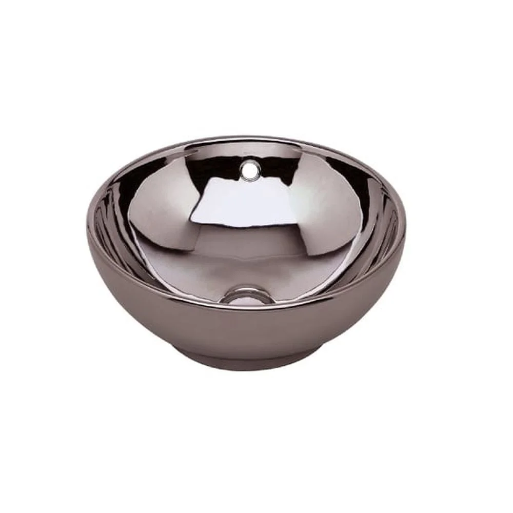 Lavoar pe blat bronz lucios 41 cm, rotund, Gala Bowl