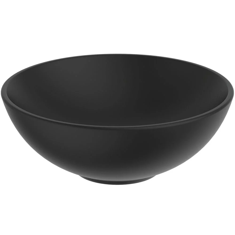 Lavoar pe blat negru mat 41 cm, rotund, Ideal Standard Strada
