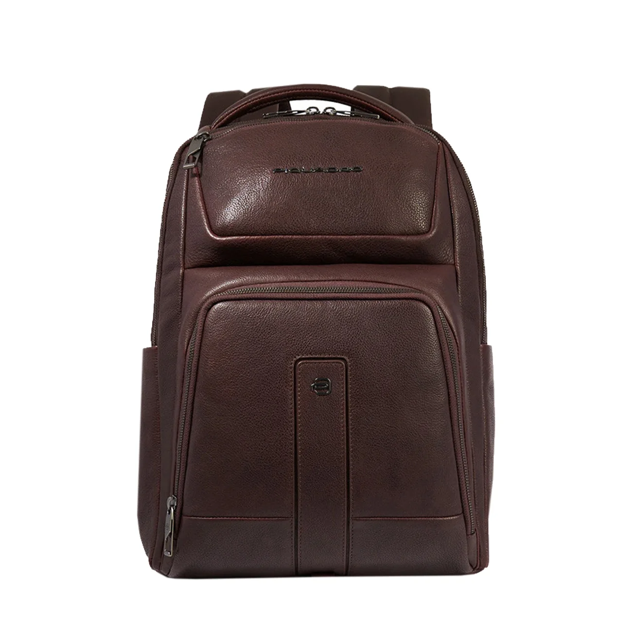 Leather backpack 14 brown