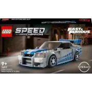 LEGO Speed Champions. Nissan Skyline GT-R (R34) 2 Fast 2 Furious 76917, 319 piese