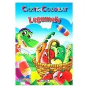 Legumele - Carte de colorat