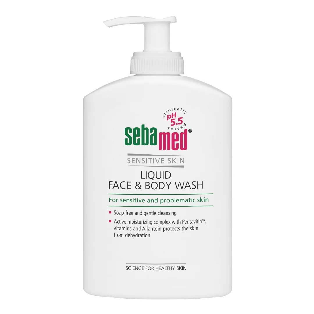 Lichid dermatologic de curatare fata si corp, 300 ml, Sebamed