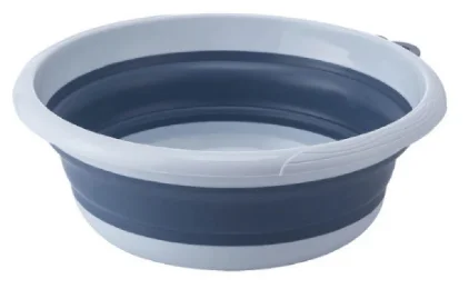 Lighean rotund pliabil 35cm ALBASTRU