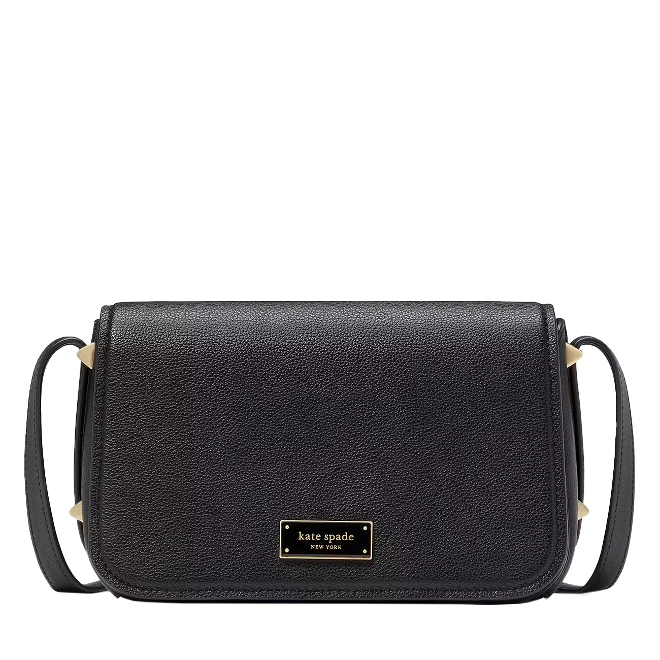 Liv pebbled leather crossbody black