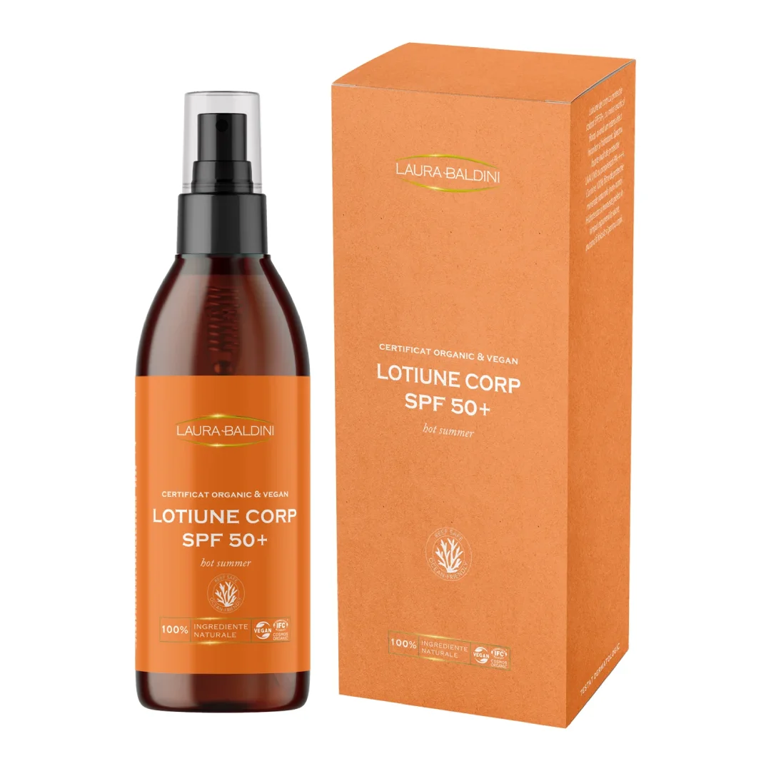 Lotiune corp SPF50+ Hot Summer, 125ml, Laura Baldini