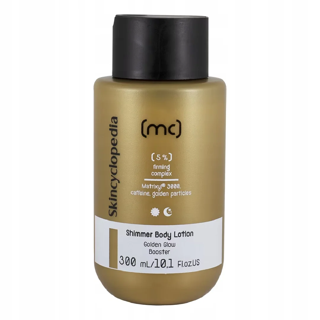 Lotiune de corp Shimmer 5% Complex de Fermitate, 300 ml, Skincyclopedia