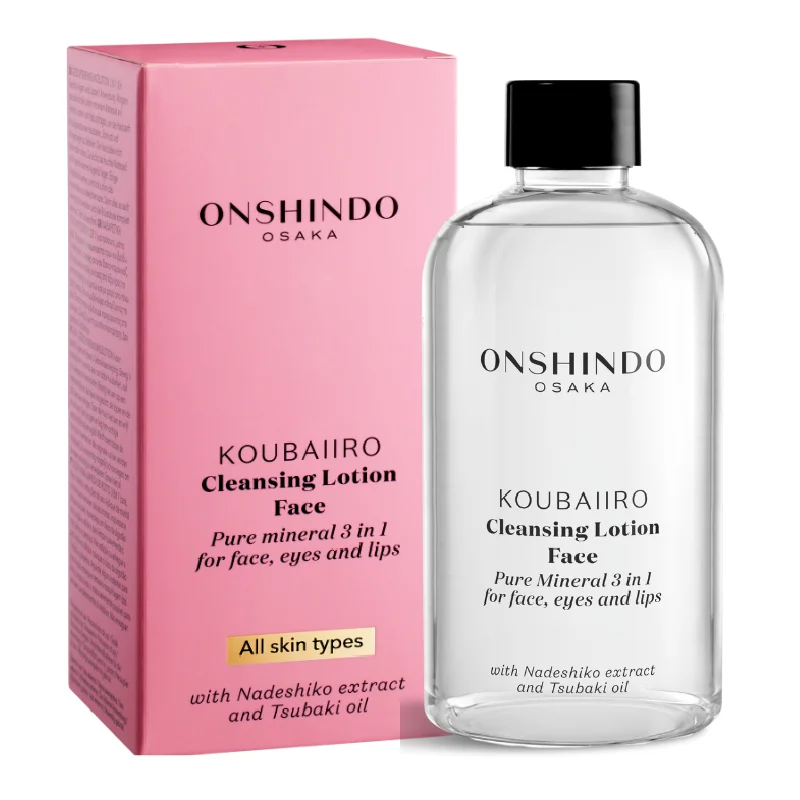 Lotiune demachianta cu extract de Nadeshiko și ulei de Tsubaki, 250 ml, Onshindo Osaka