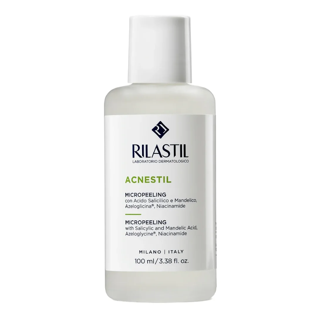 Lotiune exfolianta delicata pentru fata si corp Acnestil,100ml, Rilastil
