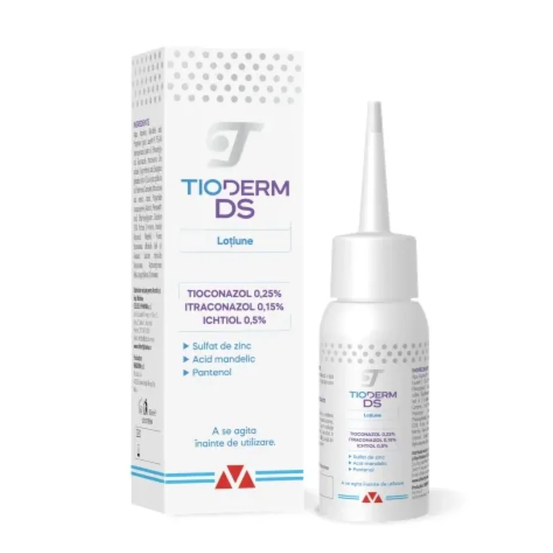 Lotiune intensiva pentru dermatita seboreica Tioderm DS, 50 ml, Braderm