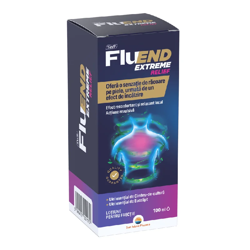 Lotiune pentru frectie Fluend Extreme Relief, 100 ml, Sun Wave Pharma