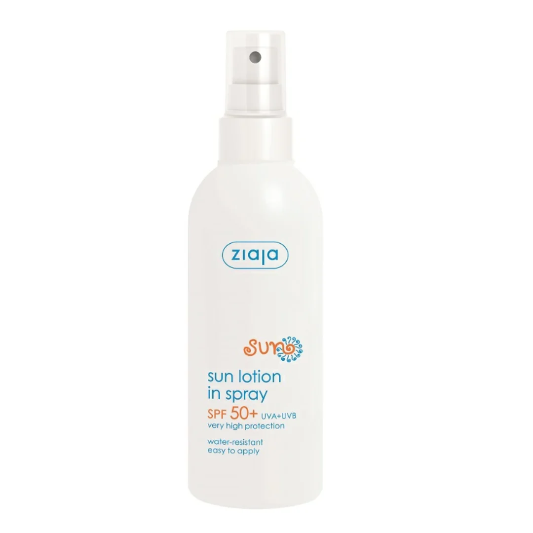 Lotiune spray hidratanta rezistenta la apa SPF 50+, 170 ml, Ziaja