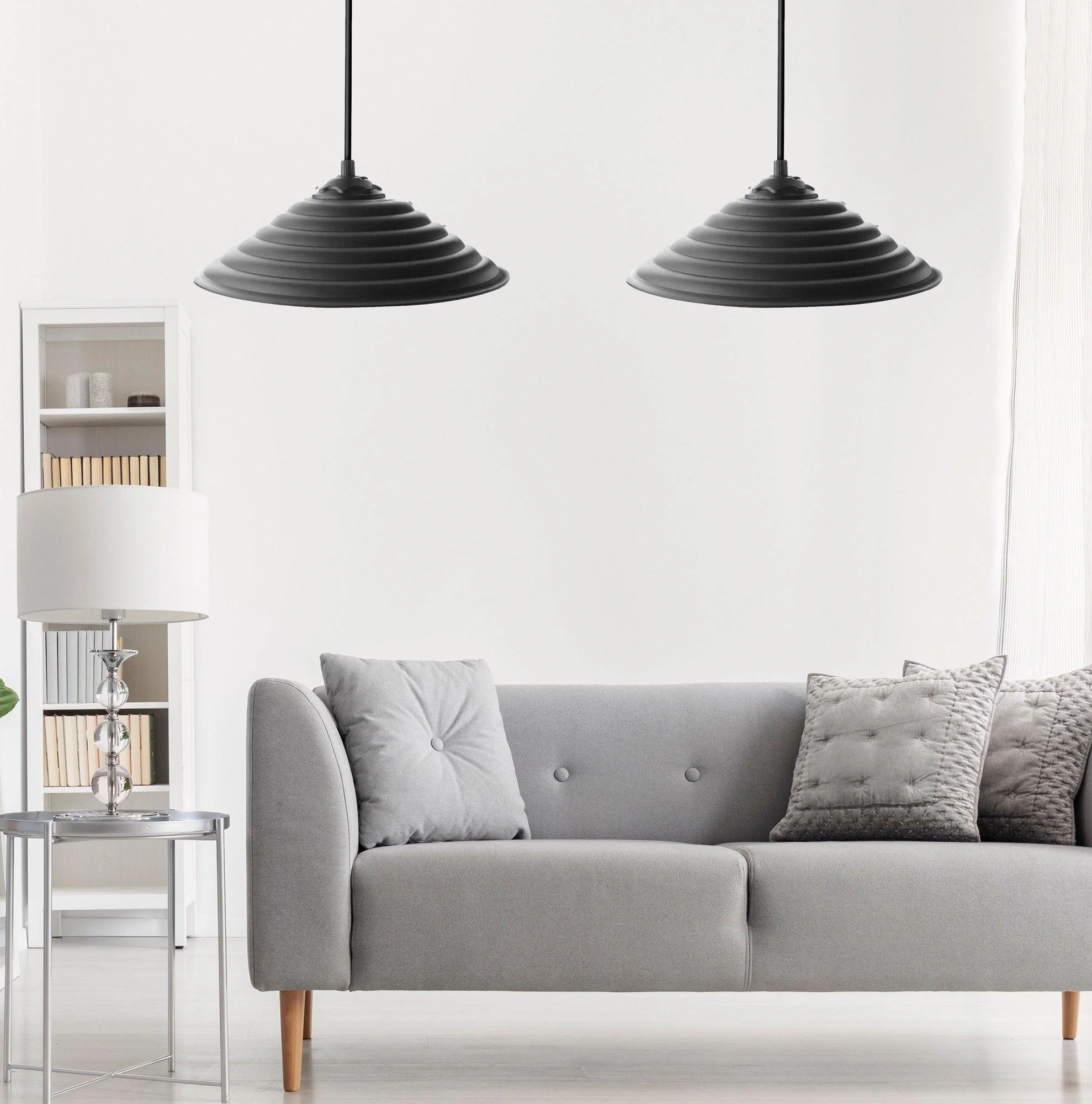 Lustra 204 Chandelier, Negru