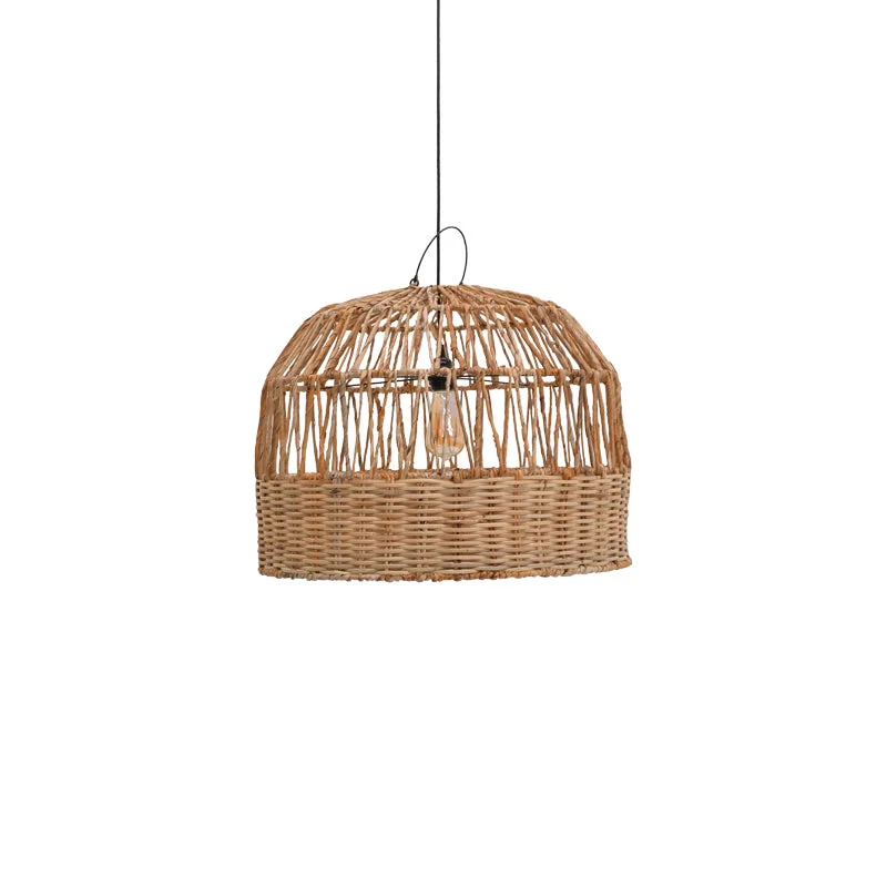 Lustra (lemn de bananier) Erdon Boho  Natural 60x60x45 cm