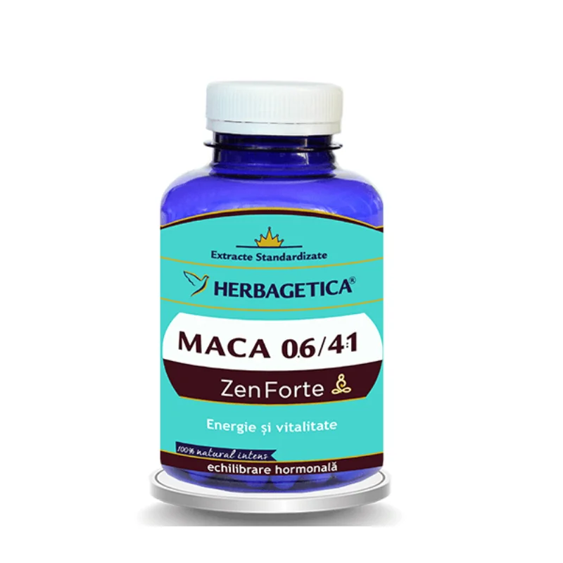 Maca zen forte, 120 capsule, Herbagetica