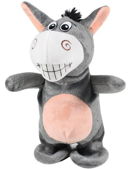 Magarus interactiv MIC cu 2 functii Merge la plimbare si imita sunete, jucarie din plus