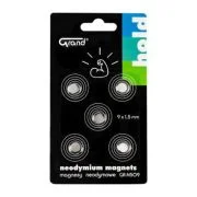 Magneti neodim disc Grand GR-N509, 9x1. 5mm, set 5 buc
