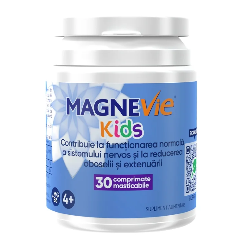 MagneVie Kids, 30 comprimate masticabile, Sanofi