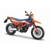 MAISTO MOTOCICLETA METALICA EDITIE SPECIALA KTM 690 SMC PORTOCALIU SCARA 1 LA 18
