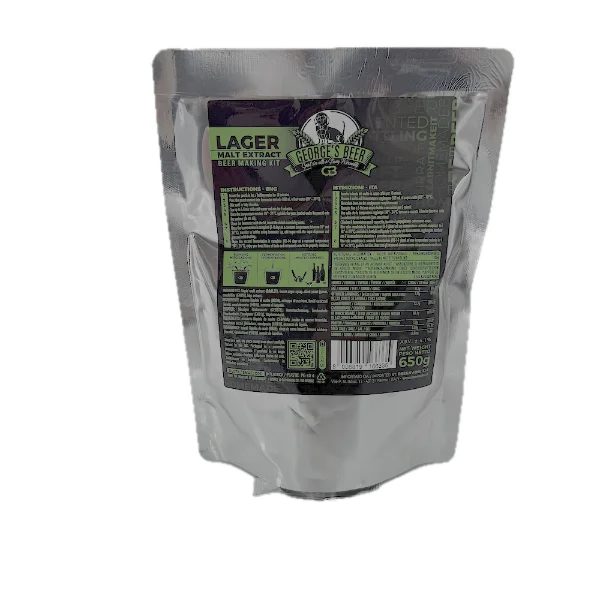 Malt bere George's Beer Lager 650 gr (pentru 5L bere) + drojdie fermentare 2,5 gr
