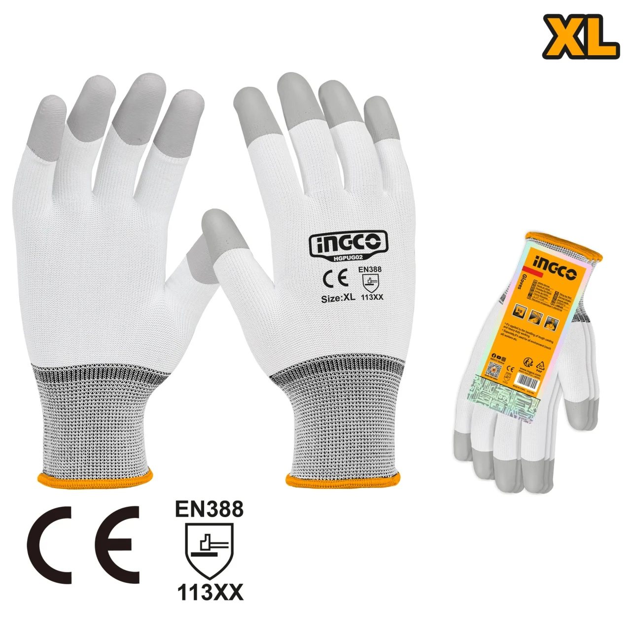 Manusi Protectie 2 Straturi PU XL