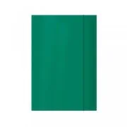 Mapa carton Colorarte, plastifiata, cu elastic, A4, verde