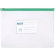 Mapa din plastic, A5, inchidere cu fermoar (DN100597)