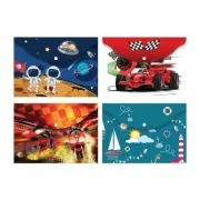 Mapa plastic Noki 3105E, cu capsa, A4, imagini baieti