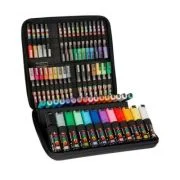 Mapa PVC UNIBALL echipata Posca/60 -16286, 32x32x5 cm, 60 bucati