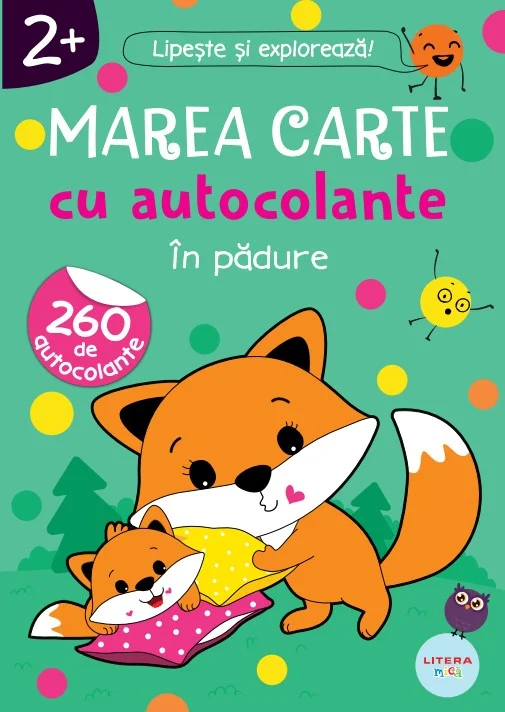 Marea carte cu autocolante. In padure (2+)